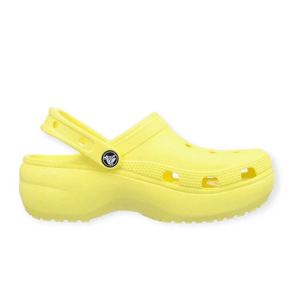 CROCS Vibrant Yellow Elevated Clogs